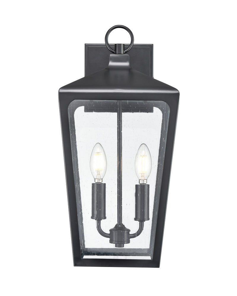 Millennium 7912-PBK Two Light Outdoor Wall Sconce, Powder Coated Black