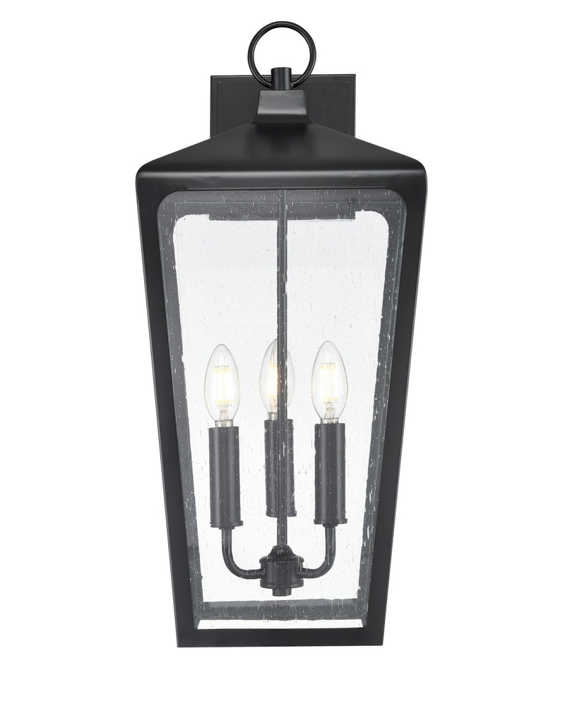 Millennium 7923-PBK Three Light Outdoor Wall Sconce, Powder Coated Black