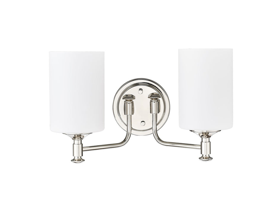Millennium 91032-PN Two Light Vanity, Polished Nickel