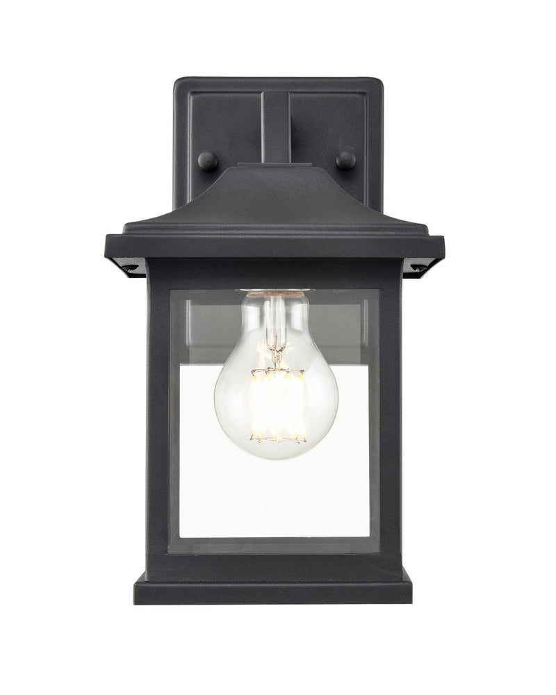 Millennium 91051-TBK One Light Outdoor Wall Sconce, Textured Black