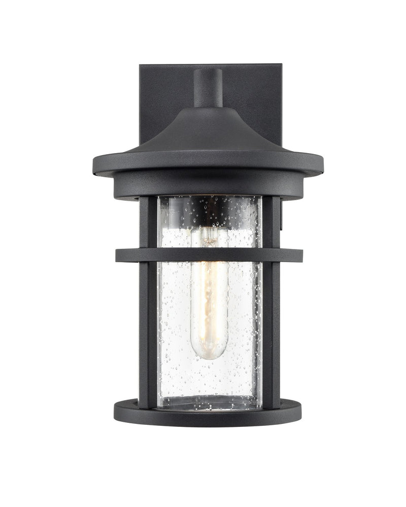 Millennium 91301-TBK One Light Outdoor Wall Sconce, Textured Black