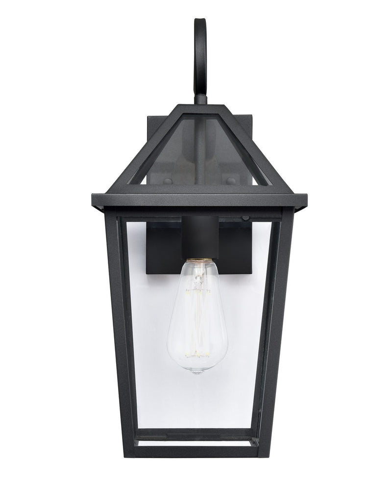 Millennium 91411-TBK One Light Outdoor Wall Sconce, Textured Black