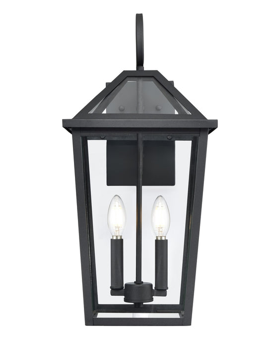 Millennium 91422-TBK Two Light Outdoor Wall Sconce, Textured Black