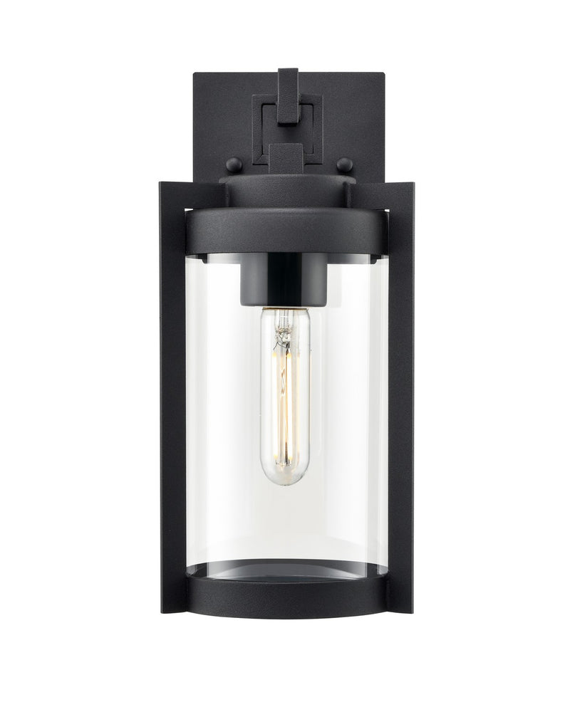 Millennium 91501-TBK One Light Outdoor Wall Sconce, Textured Black