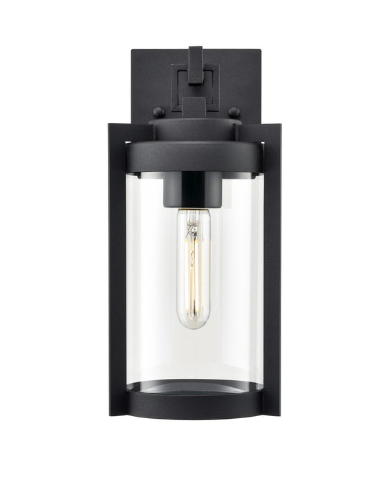 Millennium 91501-TBK One Light Outdoor Wall Sconce, Textured Black