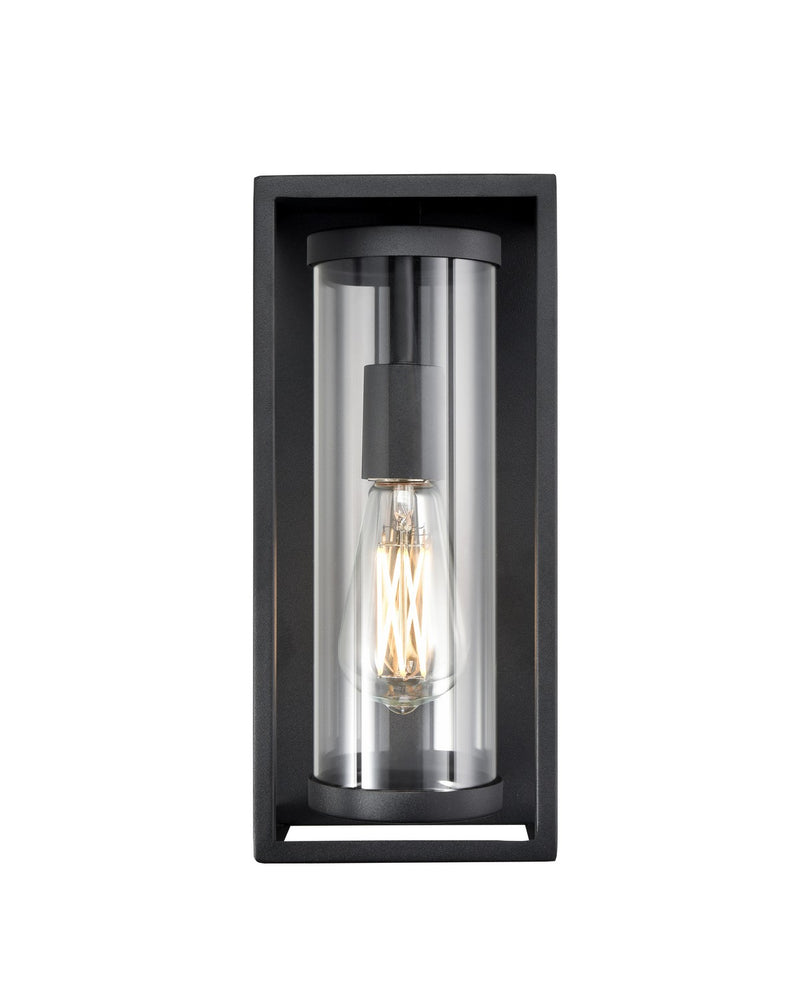 Millennium 91601-TBK One Light Outdoor Wall Sconce, Textured Black
