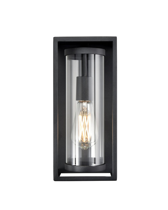 Millennium 91601-TBK One Light Outdoor Wall Sconce, Textured Black