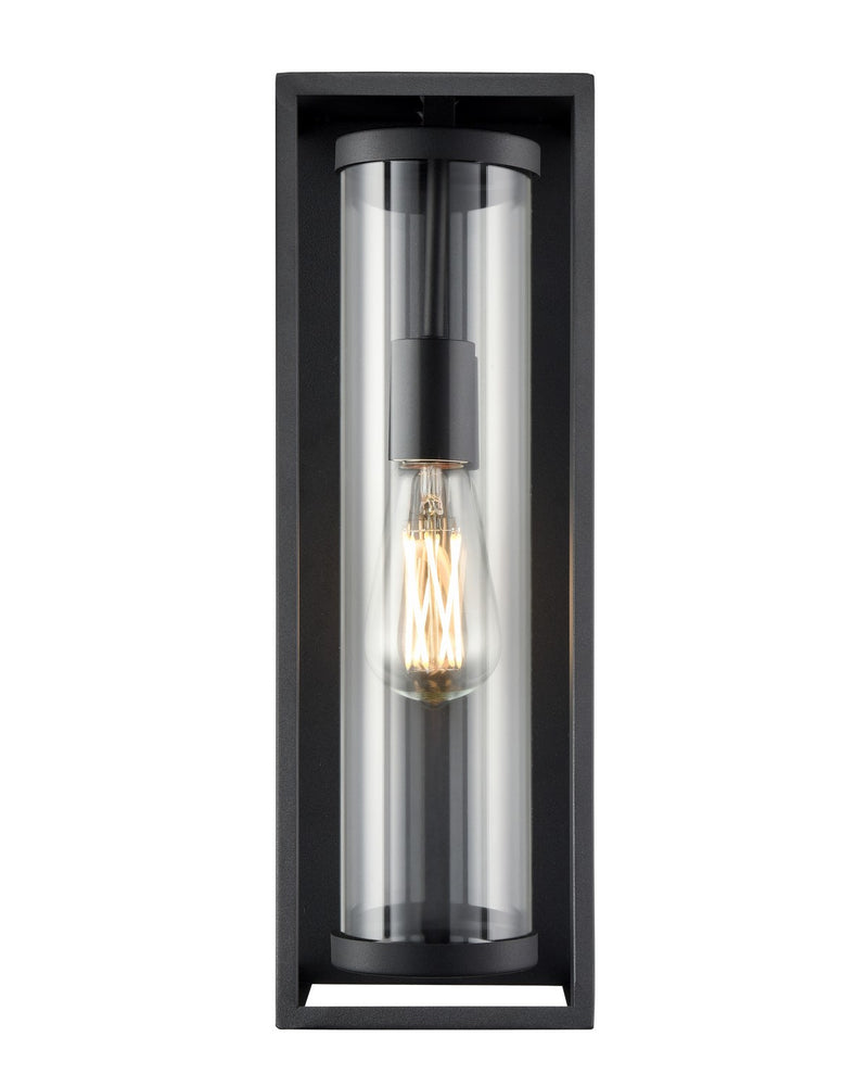 Millennium 91611-TBK One Light Outdoor Wall Sconce, Textured Black