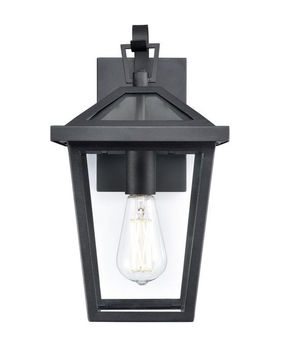 Millennium 92101-TBK One Light Outdoor Wall Sconce, Textured Black