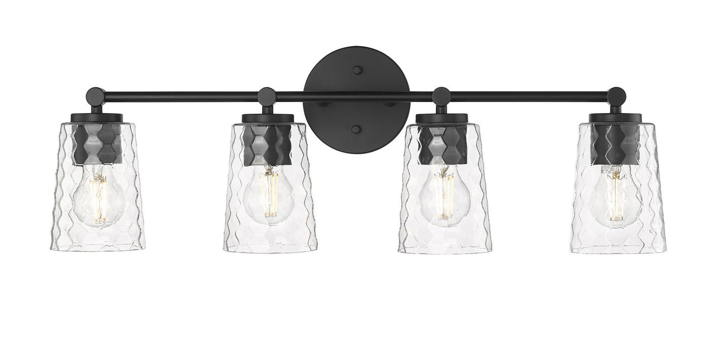 Millennium 9234-MB Four Light Vanity, Matte Black