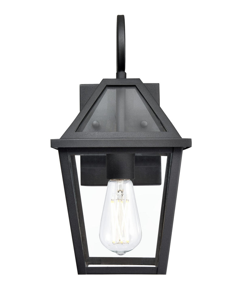 Millennium 92401-TBK One Light Outdoor Wall Sconce, Textured Black