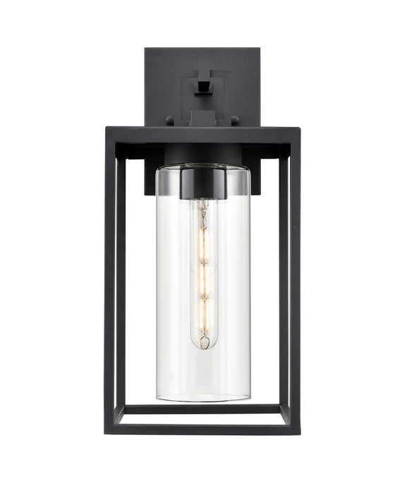 Millennium 93121-TBK One Light Outdoor Wall Sconce, Textured Black