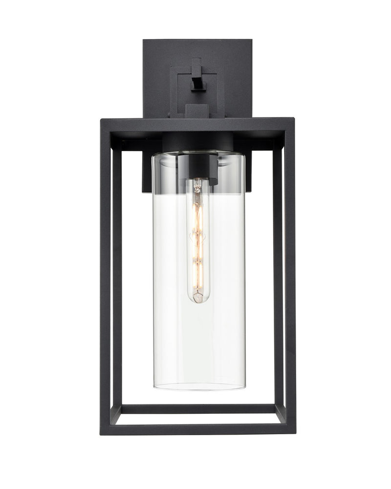 Millennium 93131-TBK One Light Outdoor Wall Sconce, Textured Black