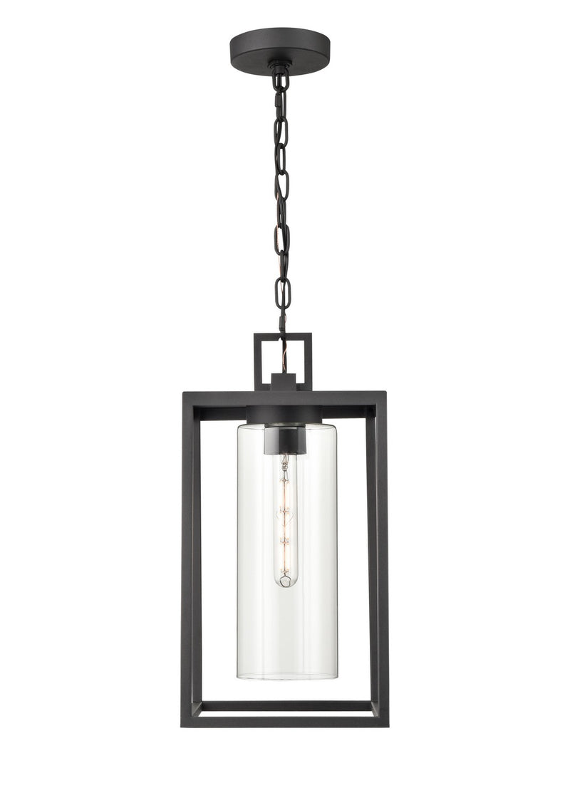 Millennium 93141-TBK One Light Outdoor Hanging Lantern, Textured Black