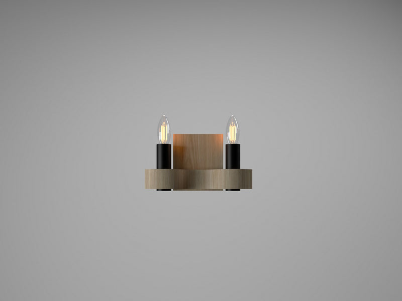 Accord Lighting 4203.45 Two Light Wall Lamp, Sand