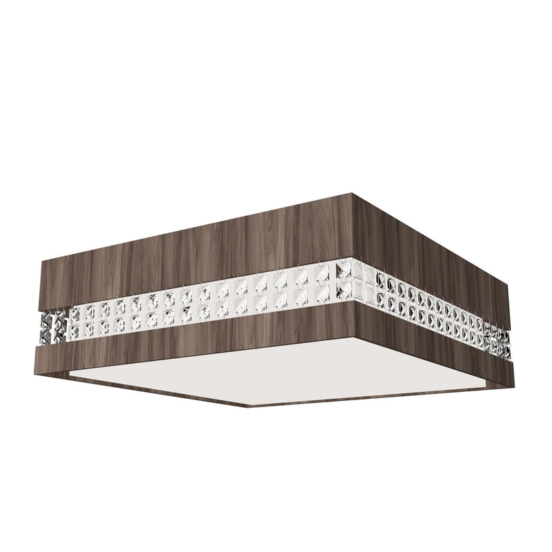 Accord Lighting 5027CLED.18 LED Ceiling Mount, American Walnut