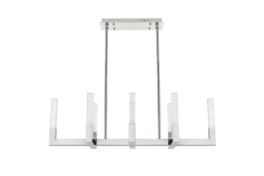 Elegant Lighting 1030G42C LED Pendant, Chrome