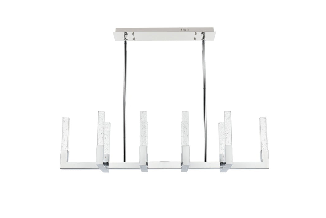 Elegant Lighting 1030G48C LED Pendant, Chrome