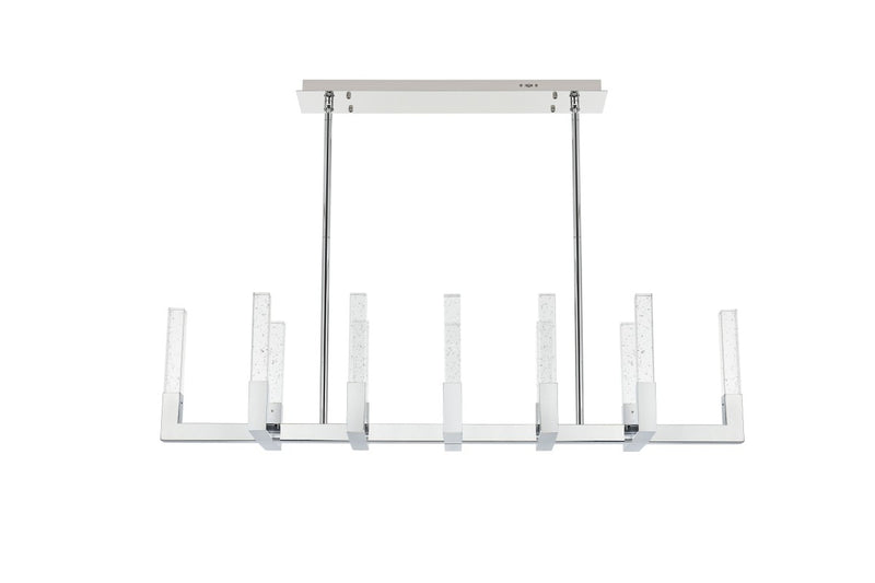 Elegant Lighting 1030G54C LED Pendant, Chrome