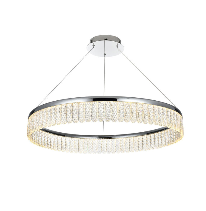 Elegant Lighting 2060D32C LED Chandelier, Chrome
