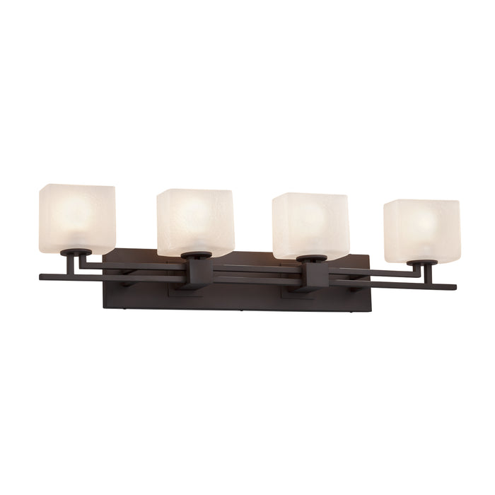 Justice Designs FSN-8704-55-FRCR-DBRZ-LED4-2800 LED Bath Bar, Dark Bronze