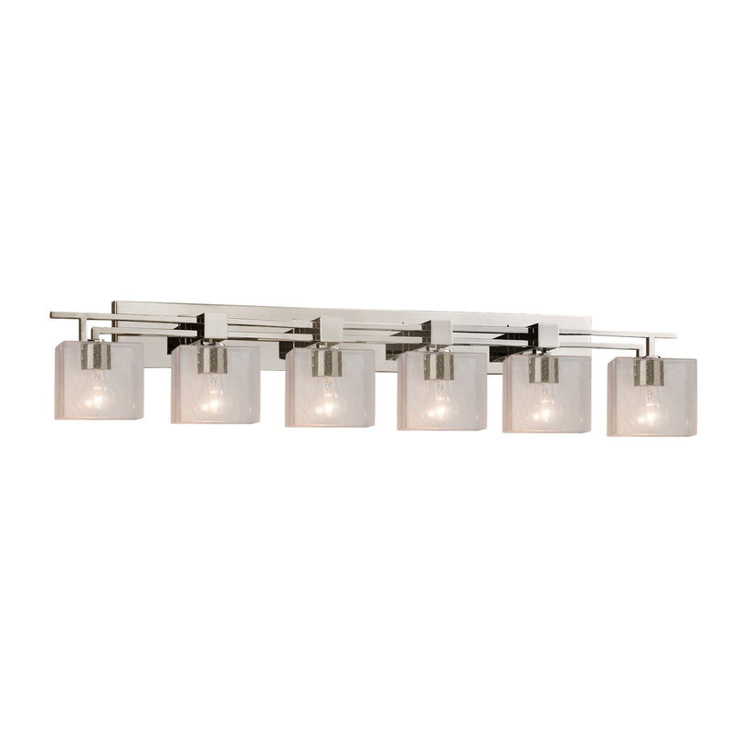 Justice Designs FSN-8706-55-SEED-NCKL-LED6-4200 LED Bath Bar, Brushed Nickel