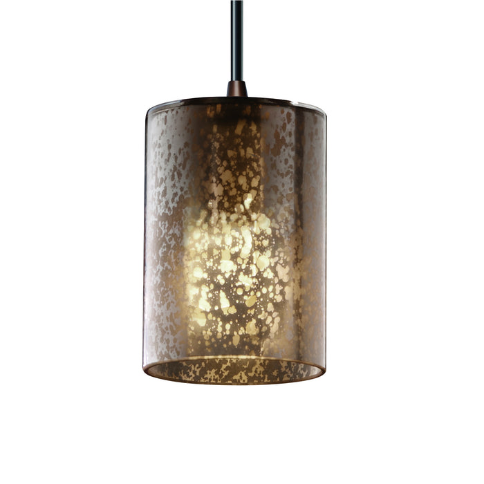 Justice Designs FSN-8815-10-MROR-DBRZ-LED1-700 LED Pendant, Dark Bronze