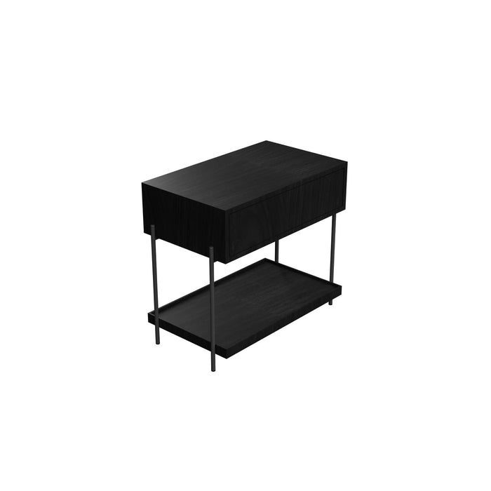 Accord Lighting F1027.44 Bedside Table, Charcoal