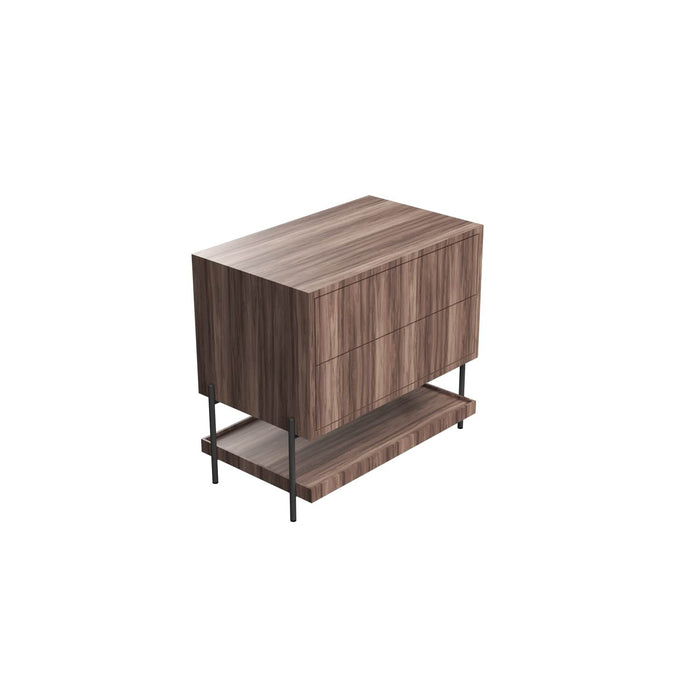 Accord Lighting F1028.18 Bedside Table, American Walnut
