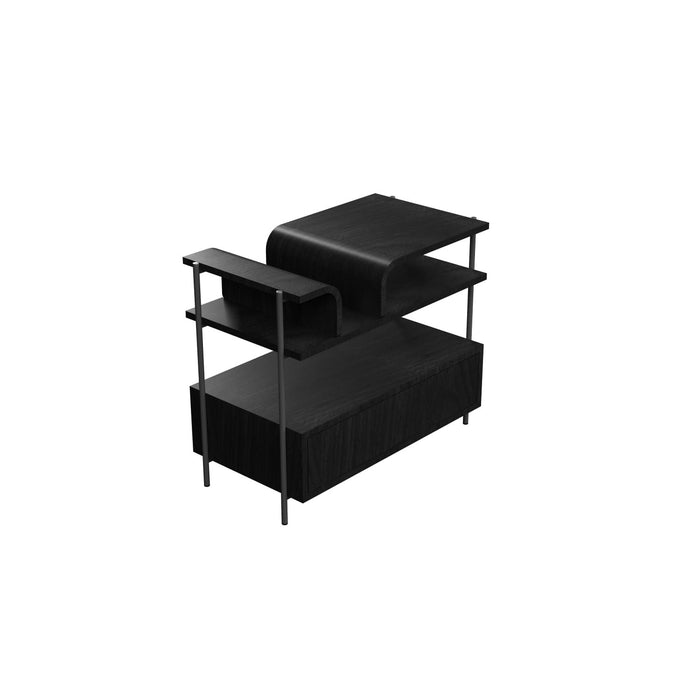 Accord Lighting F1029.44 Bedside Table, Charcoal