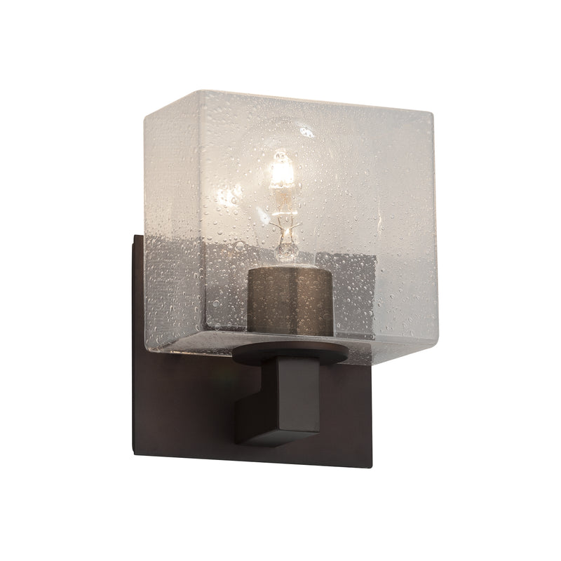Justice Designs FSN-8931-55-SEED-DBRZ-LED1-700 LED Wall Sconce, Dark Bronze