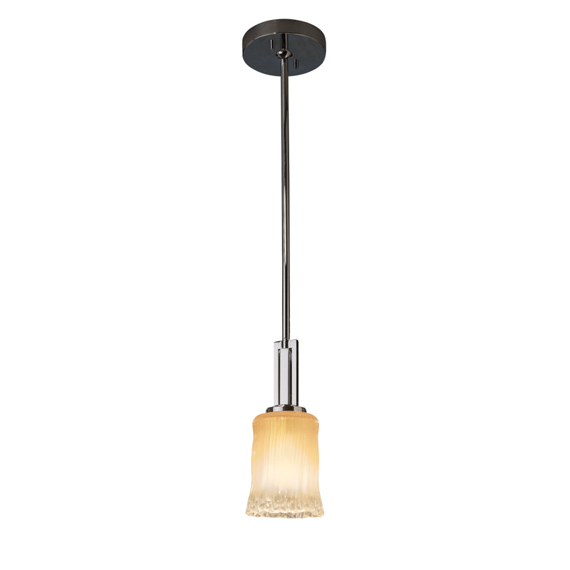 Justice Designs GLA-8445-16-GLDC-CROM-LED1-700 LED Pendant, Polished Chrome