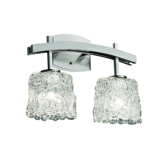 Justice Designs GLA-8592-30-LACE-NCKL-LED2-1400 LED Bath Bar, Brushed Nickel