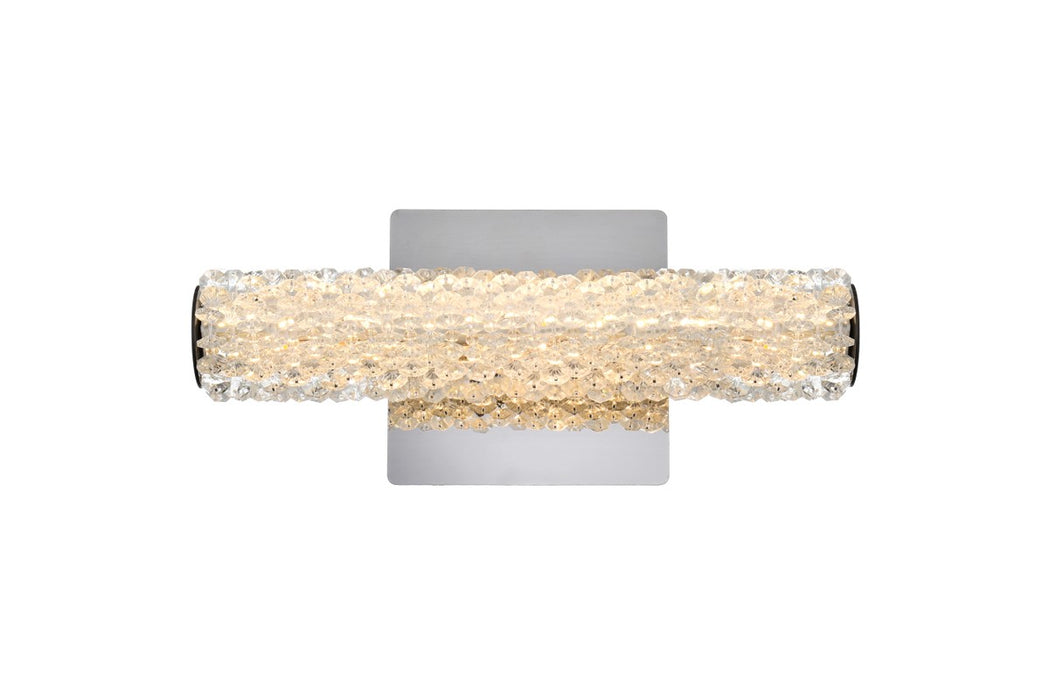 Elegant Lighting 3800W12C LED Wall Sconce, Chrome