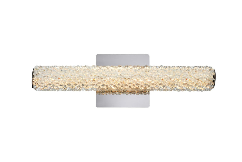 Elegant Lighting 3800W18C LED Wall Sconce, Chrome