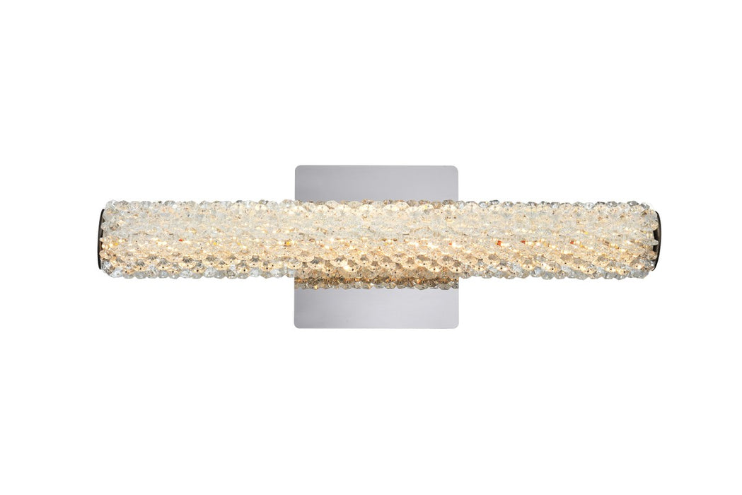 Elegant Lighting 3800W18C LED Wall Sconce, Chrome