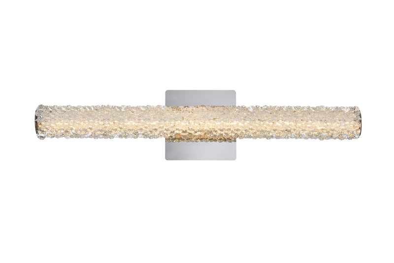 Elegant Lighting 3800W24C LED Wall Sconce, Chrome