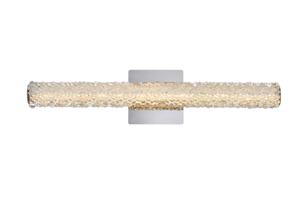 Elegant Lighting 3800W24C LED Wall Sconce, Chrome