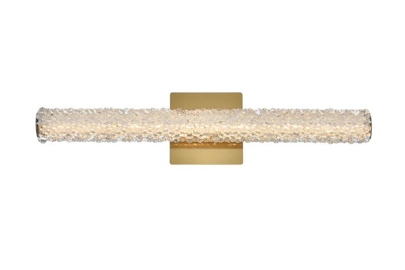 Elegant Lighting 3800W24SG LED Wall Sconce, Satin Gold