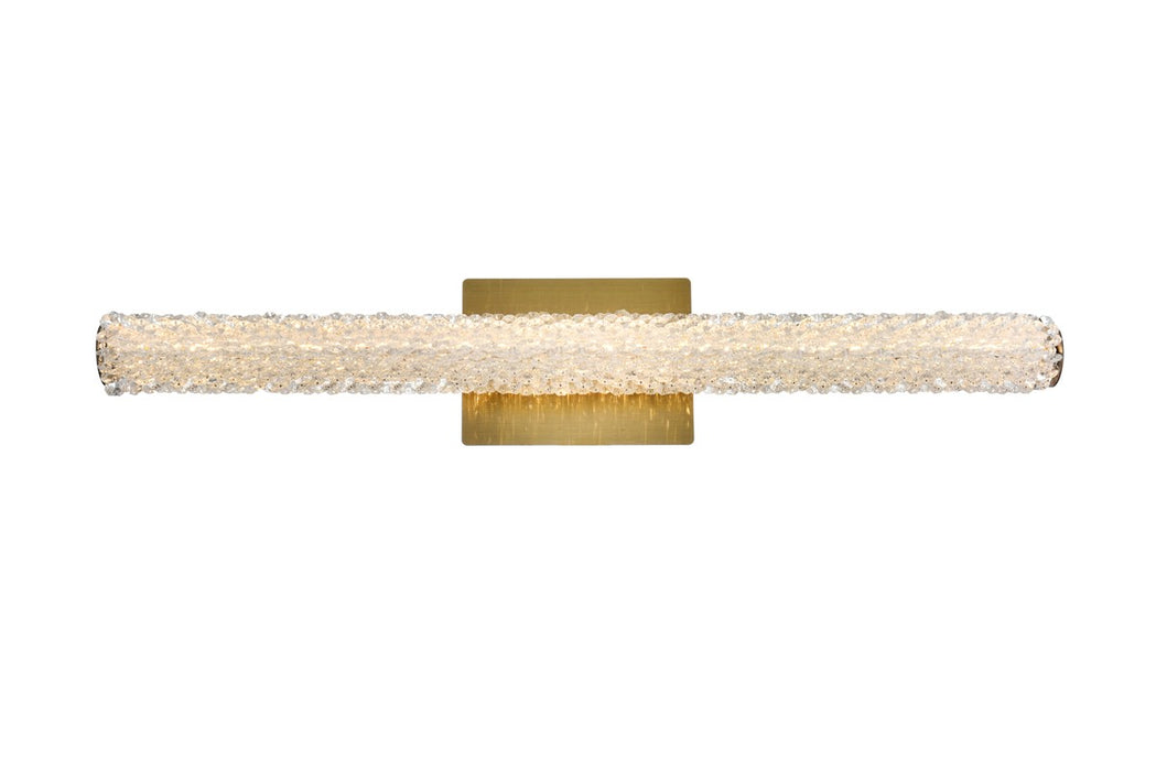 Elegant Lighting 3800W30SG LED Wall Sconce, Satin Gold