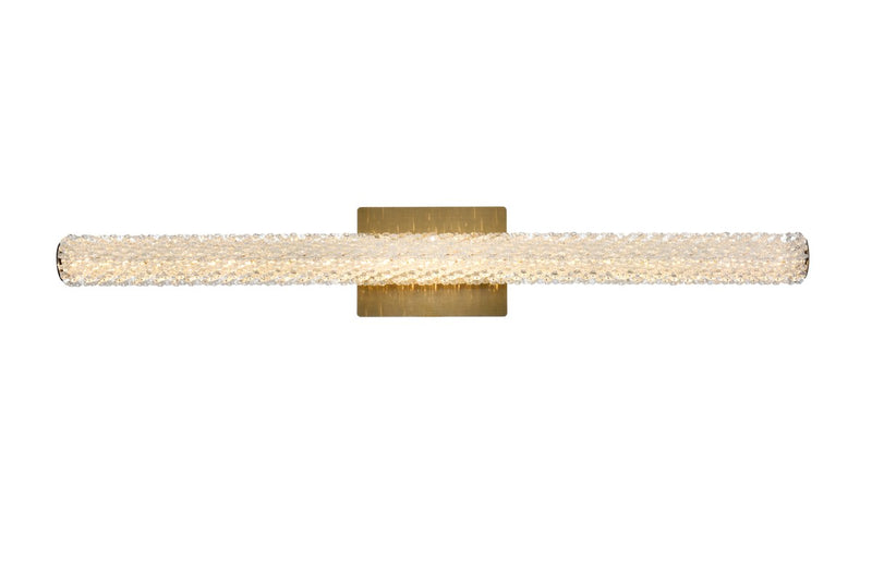 Elegant Lighting 3800W36SG LED Wall Sconce, Satin Gold