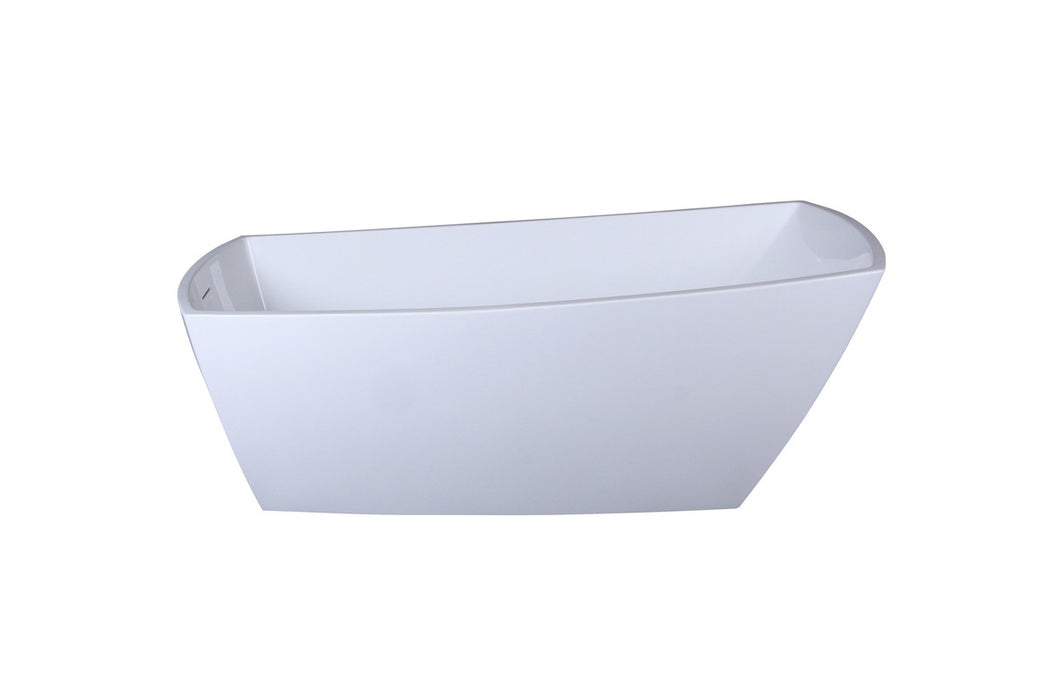 Elegant Lighting BT21272GW Bathtub, Glossy White