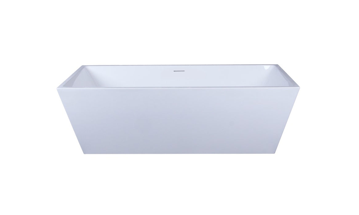Elegant Lighting BT21372GW Bathtub, Glossy White