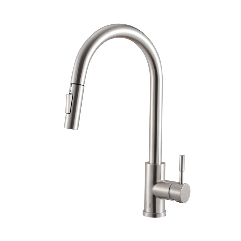 Elegant Lighting FAK-302BNK Kitchen Faucet, Brushed Nickel