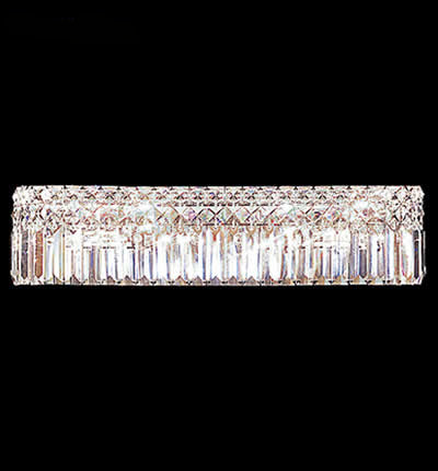 James R. Moder 92522S22 Four Light Vanity, Silver
