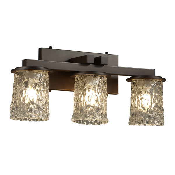 Justice Designs GLA-8773-16-CLRT-DBRZ-LED3-2100 LED Bath Bar, Dark Bronze