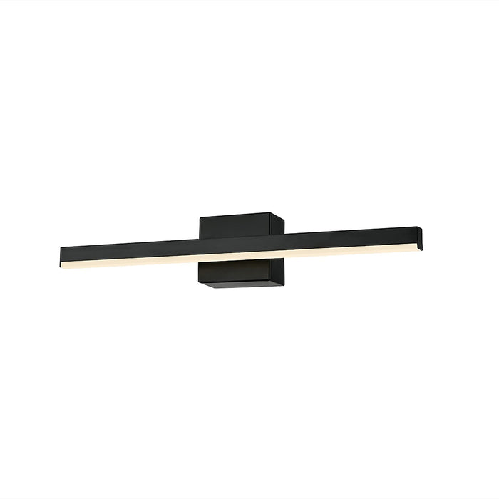 Justice Designs NSH-9091-MBLK LED Linear Wall/Bath, Matte Black