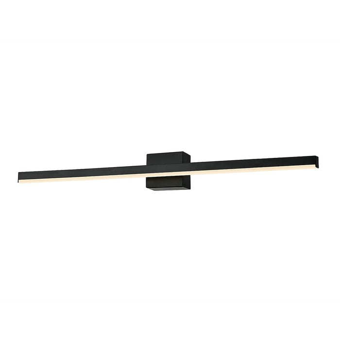 Justice Designs NSH-9095-MBLK LED Linear Wall/Bath, Matte Black