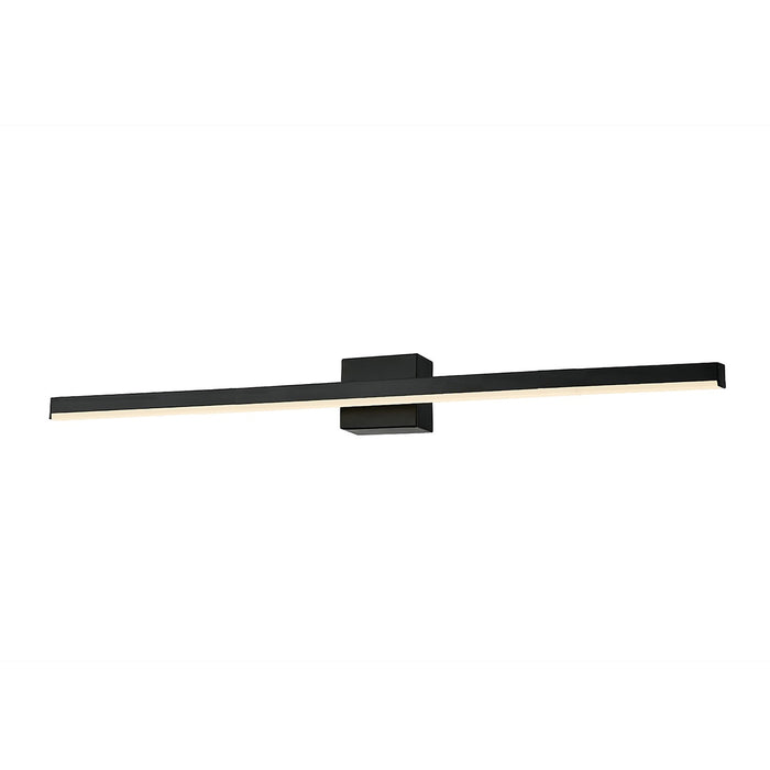 Justice Designs NSH-9097-MBLK LED Linear Wall/Bath, Matte Black