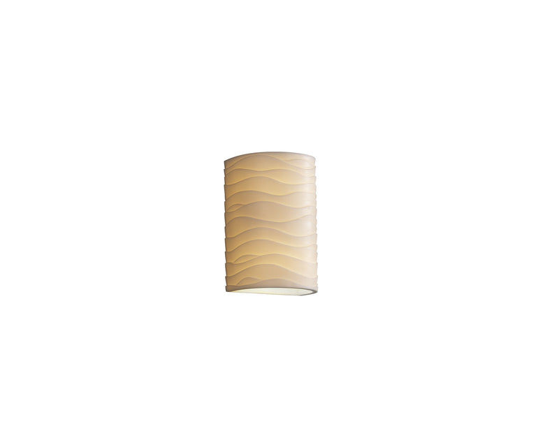 Justice Designs PNA-0945W-WAVE-LED1-1000 LED Outdoor Wall Sconce